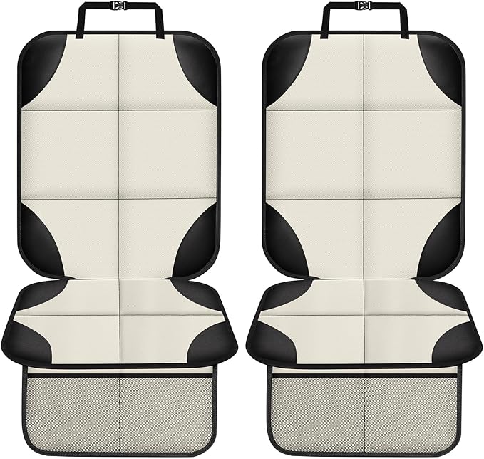 Car Seat Protector 1 Pack Car Seat Cushion Mat Thickest Padding,Waterproof 600D Fabric Car Seat Covers for Non-Slip Backing M