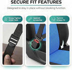 FH Group Automotive Full Car Seat Covers for SUV, Trucks, Sedan and More - Universal Fit Front High Back & Rear Solid Bench D