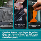 Windshield Tint Strip, 2 Pack Window Tint Car, 5% VLT Sun Shading Heat & UV Protection Windshield Solar Protection Film for Cars, Include 2 Squeegee, 59.06 x 7.87 Inch