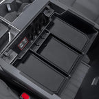 JDMCAR Half-Sized Center Console Organizer Tray Compatible with 2022 2023 2024 2025 2026 Toyota Tundra Accessories and 2023-2026 Sequoia Armrest Box Secondary Storage Tray Interior Accessories