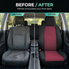 FH Group Automotive Front Car Seat Covers for SUV, Trucks, Sedan and More - Universal Fit Front High Back Design Interior Acc