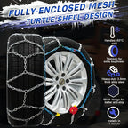 AutoChoice AutoFixing Snow Chains Tire Chains For Light Truck SUV Pickup Trucks, Easy installation, Contains Titanium for Wea