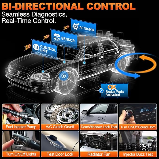 2026 LAUNCH Creader Elite for GM Bi-Directional OBD2 Scanner, All Resets Full System Diagnostic Scan Tool, Full OBD2 Code