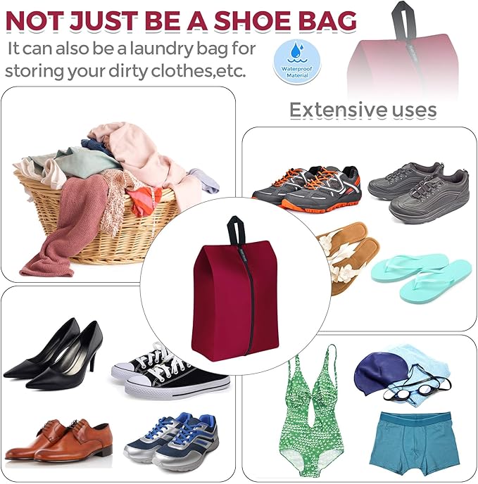 YAMIU Packing Cubes for Suitcases, 7 Pcs luggage organizer bags with Shoe Bag, 2 Waterproof Travel Toiletry Bags, Travel Cube