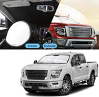 TINGLU Sun Shade for Nissan Titan 2020-2024 Accessories Windshield Sun Shade Window Shade UV Rays Protection Sun Visor Cover with Steering Wheel Sunshade Storage Bag