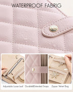 Vlando Travel Jewelry Organizer Case,Travel Gifts for Women,Portable Jewelry Storage Book Ring Binder with Clear Zipper Velve