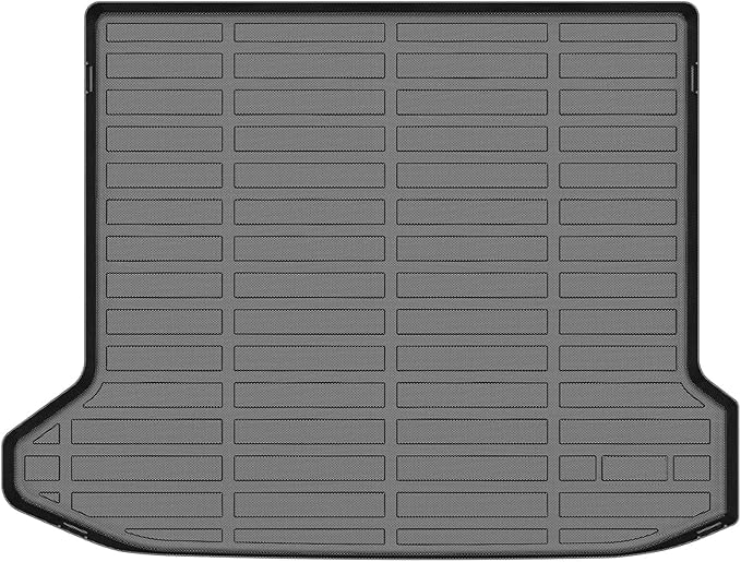 Auxko All Weather Cargo Liner Fit for 2022-2024 Hyundai IONIQ 5 & 2025 IONIQ 5 N TPE Rubber Trunk Mat Accessories All Season Guard Odorless Anti-Slip Cargo Mat Black