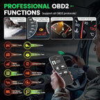 ANCEL HD200 Bluetooth Heavy Duty Truck Scanner, Speed Limit and Idle Reset for Cummins & Caterpillar Engines, J1939/J1708