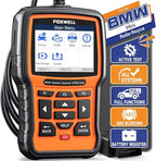 FOXWELL NT510 Elite Scan Tool fit for BMW Scanner Full Diagnostic Tool OBD2 Scanner, All System Bi-Directional Control Code