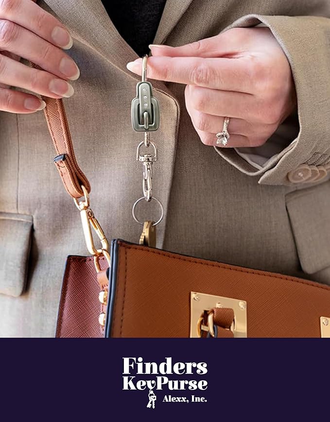 Women’s Bag Charm Key Finder, Car Keychain Hook, Cute Purse Organizer & Tote Bag Accessories, Gifts for Mom - Slim Pickings