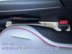 Car Seat Gap Filler Accessories,Storage Organizer Fit Car SUV Truck Fill The Gap Between Seat & Console Vehicle Console Side Pockets (Beige)