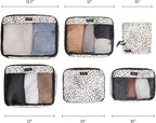 Jadyn Packing Cubes for Travel, 6-Piece Large Packing Cube Organizer Set for Suitcase, Duffel Bag, Luggage, Multiple Sizes Tr
