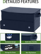 CAMPLAND 2 Layer Golf Trunk Organizer, Waterproof Car Locker for 2 Pair Shoes, Durable Storage for Balls, Tees, Clothes,