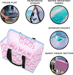 SCOUT Original Deano Tote Large - Durable Lightweight Open Top Beach, Pool & Lake Bag, Inside Zip Pocket, Folds Flat