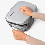 Aerotrunk Ultralight Compression Packing Cubes - Lightweight Travel Organizers for Suitcases and Luggage (3-Pack, Light Grey)