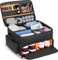 2 Layer Golf Trunk Organizer, Golf Car Storage Organizer with Individual Ventilated Compartment for 2 Pairs Shoes, Golf Car Lock