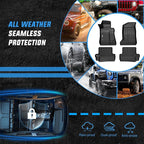 Nilight TPE Floor Mats for Chevy Chevrolet Camaro 2016 2017 2018 2019 2020 2021 2022 2023 2024 All Weather Custom Fit Heavy Duty Floor Liners