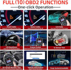 LAUNCH Creader 3001 OBD2 Scanner-2025 Upgrade Ver. Engine Fault Code Reader,Support O2 Sensor,Lifetime Free Update,Scanner for