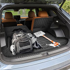 KUST Floor Mats Cargo Mat for Honda Prologue & Chevy Blazer EV 2024-2025 2026, All Weather Rear Trunk Liner with Backrest Mat for Prologue Accessories TPE Rubber High Edge