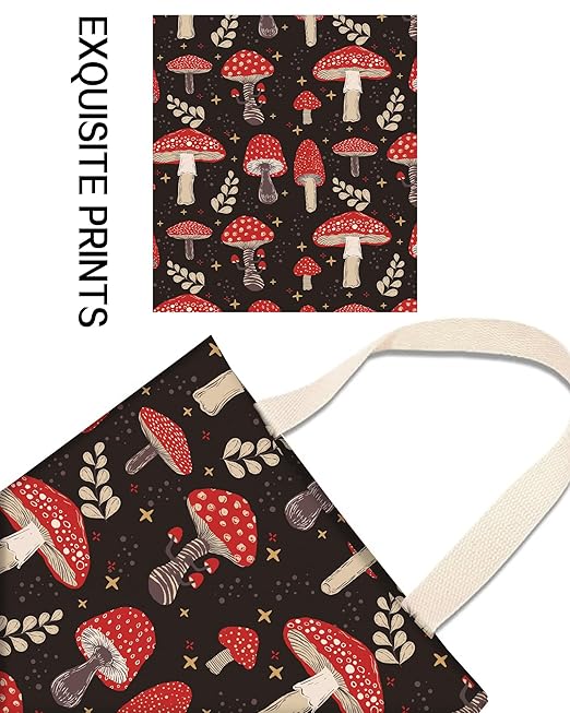 Car Trash Can, Durable Hanging Car Trash Garbage Bag, Cute Automotive Garbage Cans Organizer, Cute Red Mushroom