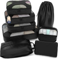 Shacke Packing Cubes for Travel 8 Set - Premium Luggage Organizer Bags - Versatile Travel Organizer for Women and Men - Optim