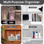 Purse Organizer for Closet, Clear Acrylic Clutch Bag Organizer, Adjustable Shelf Divider for Closet Organizers and Storage, D