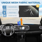 FIILINES Dash Cover for Toyota Tacoma 2016-2023 Accessories Dashboard Mat Dash Cover for Tacoma Accessories Sunshade Nonslip 