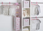 Delta Children Nursery Storage 48 Piece Set - Easy Storage/Organization Solution - Keeps Bedroom, Nursery & Closet Clean, Inf