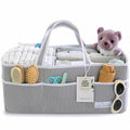 Lily Miles Baby Diaper Caddy - Organizer Tote Bag for Infant Boy or Girl - Baby Shower Basket - Nursery Must Haves - Registry