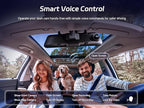 Pelsee S12 Pro Mirror Dash Cam with STARVIS 2 Sensor, Rear View Mirror Camera 5.8GHz WiFi, 4K Front and 1080P Rear Backup Cam