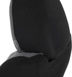 Browning Universal Front and Bench Seat Covers, Water Resistant for Car, Truck, and SUV , Chevron (Heather Gray / Black)