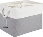 Large Storage Baskets- 16x12x12 inch Storage Bins for Shelves and Closet Organizing, Foldable Fabric Bin for Home Organizatio