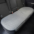 Universal Grey Anti-Slip Rear Car Seat Cover Size S - Faux Linen Bottom Bench Seat Cushion Fits Most of Vehicles Cars Truck S