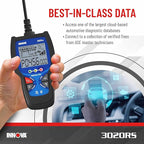 INNOVA 3020RS Fast & Easy-to-Use Check Engine Code Reader, OBD2 Scan tool for ABS Clear with Fix & Part Recommendations,