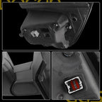 Dasbecan Left Driver Side Door Mirror Compatible with Ford F150 2015-2020 Non-Heated With Blind Spot glass Without Turn Signal Light Without Puddle Light Replace#FL3Z17683AK (3Pins) Black