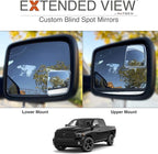 NXTGEN Custom Blind Spot Mirrors - Extended View (2 Pack) Compatible With 4th Gen Ram 1500 - 2 Piece Set (Left & Right)