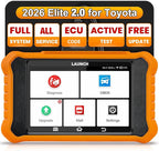 Launch Creader Elite 2.0 Bidirectional Scan Tool fit for Toyota/Lexus, 2026 Full System OBD2 Scanner, All Reset Service Code
