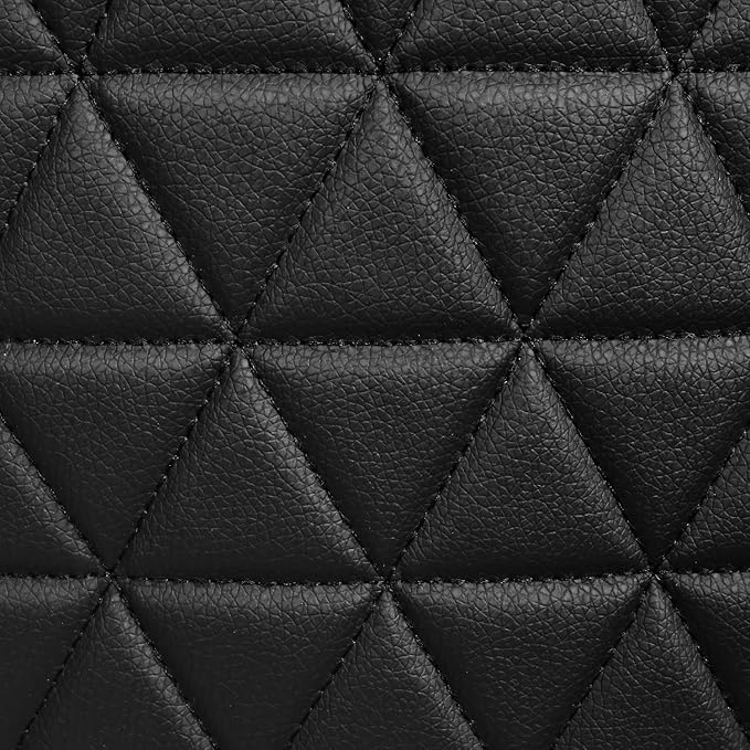 CAR PASS Bling Back Seat Cover, Waterproof Leather Bench Rear Seat Cover Shining Diamond Truck Glitter Crystal Sparkly Rhines