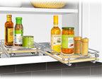 LYNK PROFESSIONAL® Élite™ Pull Out Spice Organization for Cabinets - 8-3/8 inch Wide – Spice Rack for Inside Cabinets – Wood/