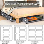 GoMaihe Underbed Storage & Clothes Storage Bin