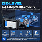 XTOOL D6S OBD2 Scanner Diagnostic Tool, 2026 Car Scanner with 30 Resets, All System Scan Tool with FCA & CAN FD, ABS Bleed,