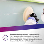 3M Wool Compounding Pad - Perfect-It 9 inch Quick Connect Pad 05753, 9 in