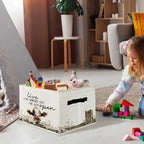 Rustic Cow Storage Bins & Boxes with Handles, Farmhouse Cow Foldable Basket for Organizing, Live Like Someone Left the Gate O