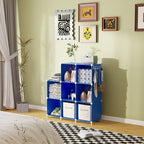 AWTATOS Cube Storage Organizer, 8 Cube Closet Organizers and Storage Shelves, DIY Stackable Bookshelf for Bedroom, Home, Admi