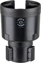 Living in a Bubble Cup Holder Expander for 3.4" to 4.0" Diameter Bottle & Cups - Black