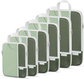 Percover Compression Packing Cubes 6-Piece Set, Packing Cubes Compression for Travel with Multi-Size Organization, Travel Org