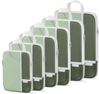Percover Compression Packing Cubes 6-Piece Set, Packing Cubes Compression for Travel with Multi-Size Organization, Travel Org