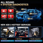 LAUNCH CRP123 V2.0 OBD2 Scanner-2026 New Model Engine/ABS/SRS/Transmission Diagnostic Scan Tool SRS Airbag Code Reader,3 Reset