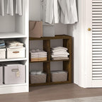 Furinno Cubic Closet Organizers and Storage, 4-Cube Closet Organizer, Open Shelf Closet Storage, Extra Thick Frame for Wardro