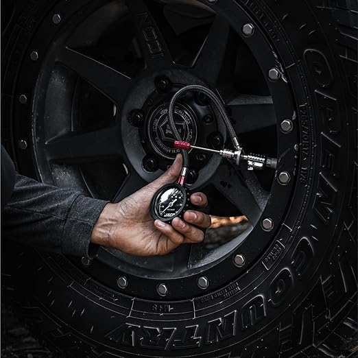 JACO Lightning RX4 Tire Deflator with Gauge | Rapid Quick-Connect Off Road 4x4 Air Down Tool